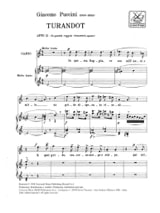 In Questa Reggia. Turandot - PUCCINI - Partition - Opéras